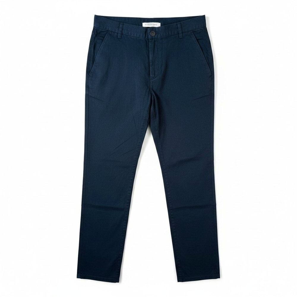 Everlane Navy Blue Chinos 32 Mens Cotton Slim Fit Minimalist Work Office NWOT